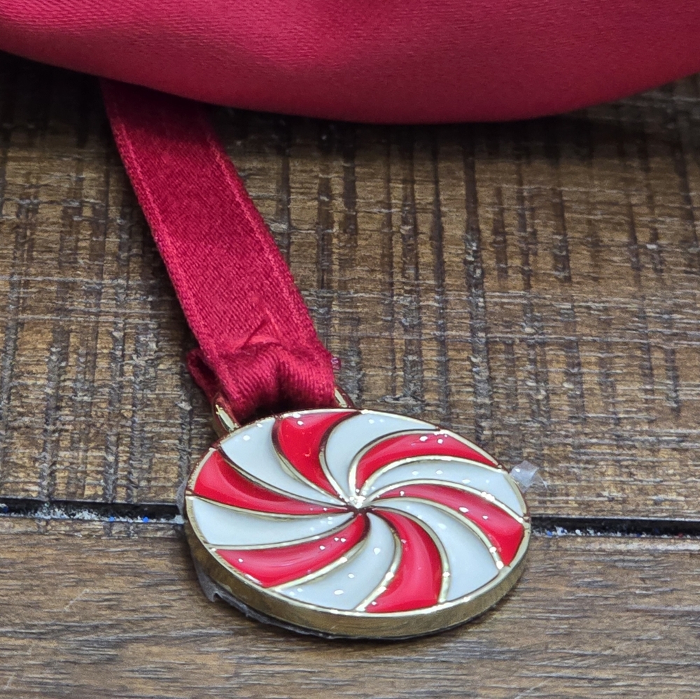 Estee Lauder Red Christmas Holiday 2021 Case Makeup Cosmetic Travel Bag Tote - Picture 8 of 11